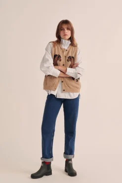 Balzac Paris Chemise Léonor Barbour x BP Rayures bleu ciel et écru Best Sale