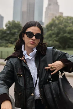 Balzac Paris Chemise Léonor Barbour x BP Rayures bleu ciel et écru Best Sale