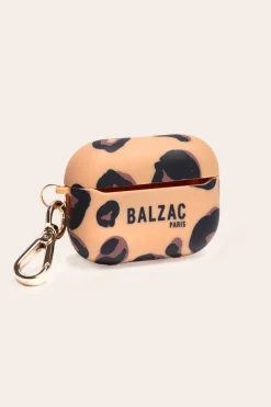 Balzac Paris Coque Airpod Pro léopard Léopard pu recyclé Fashion