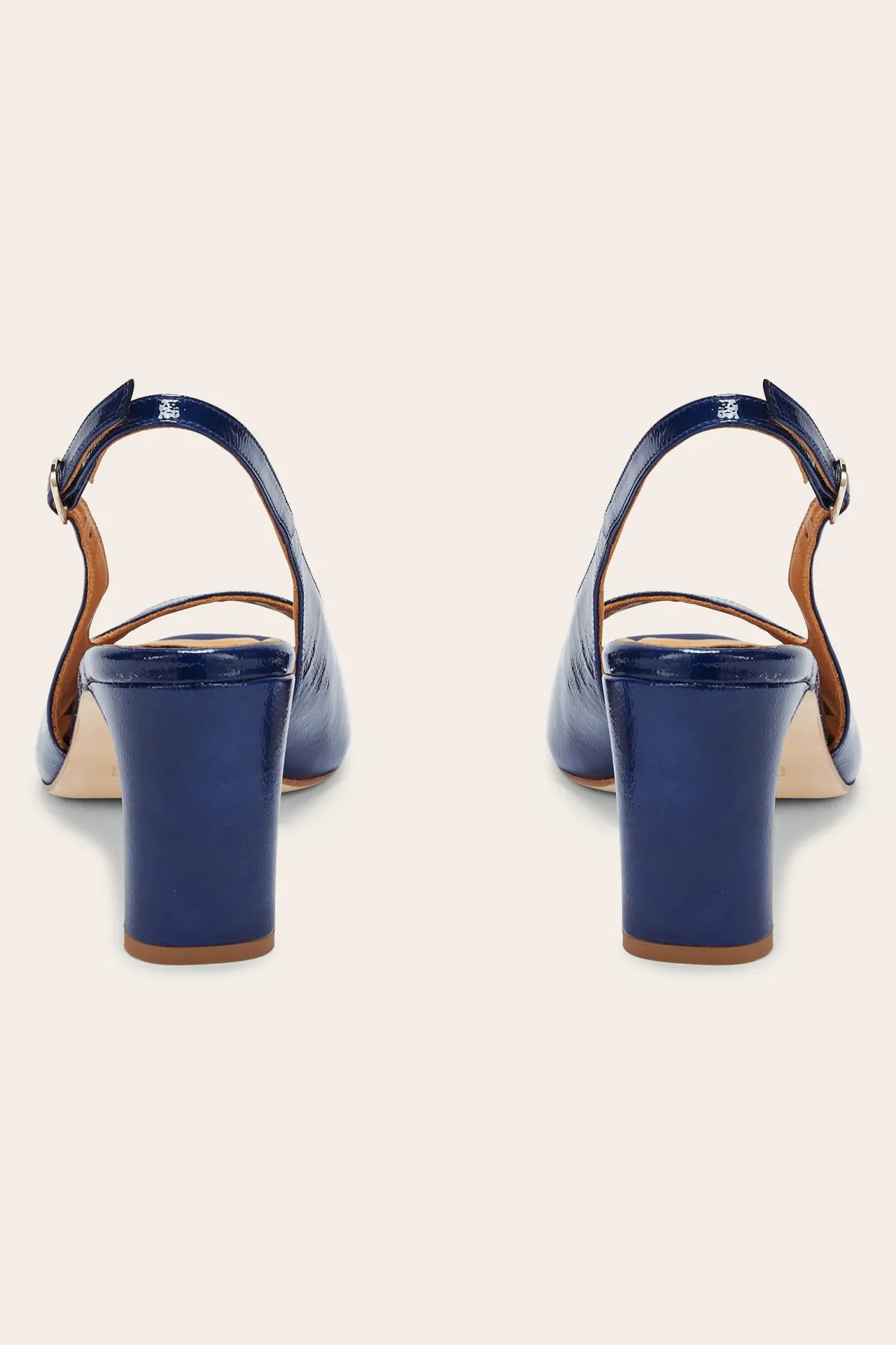 Balzac Paris Escarpins Ode vernis froissé Bleu nuit Fashion