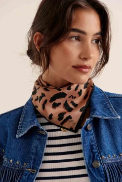 Balzac Paris Foulard Kelly guepard cappuccino Guépard cappuccino Hot