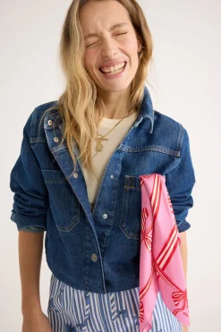 Balzac Paris Foulard Kelly Nœuds rose et rouge Store