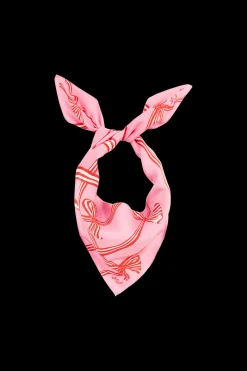 Balzac Paris Foulard Kelly Nœuds rose et rouge Store