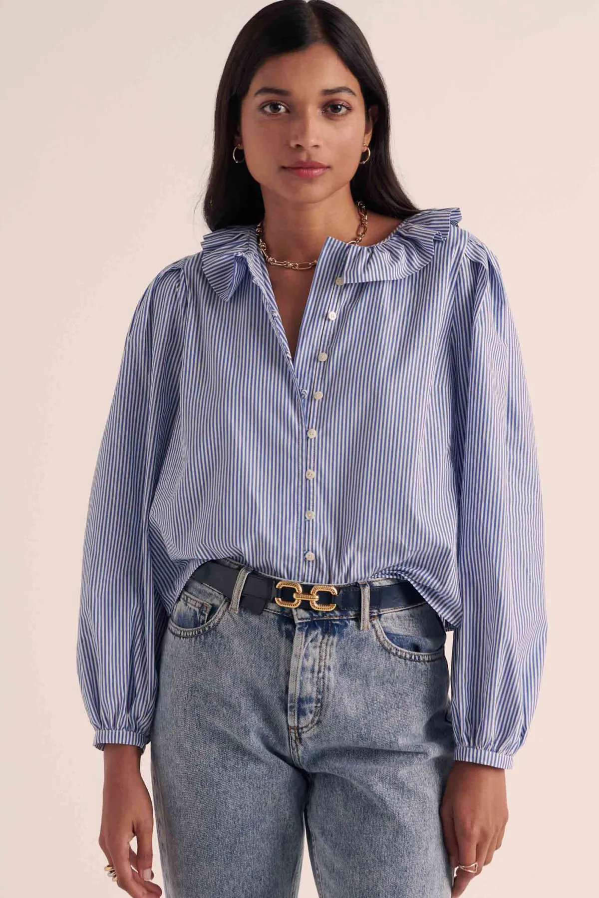 Balzac Paris Jean Fauve Bleu glacier Outlet