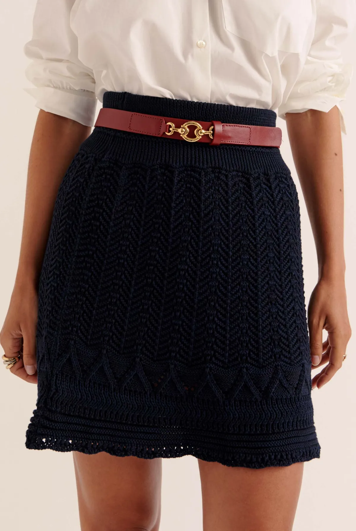 Balzac Paris Jupe Phoebe Marine Hot