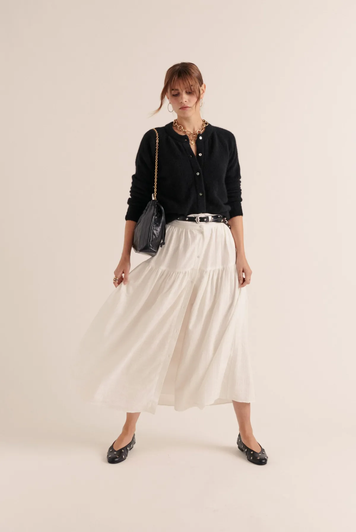 Balzac Paris Jupe Salina Blanc naturel Shop