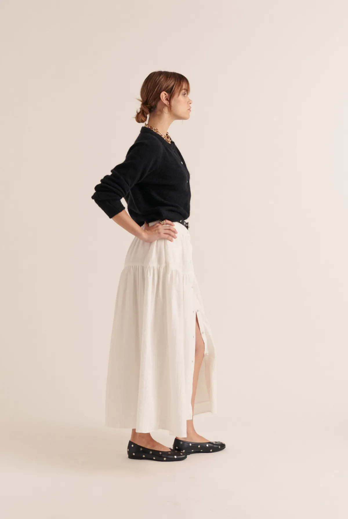 Balzac Paris Jupe Salina Blanc naturel Shop