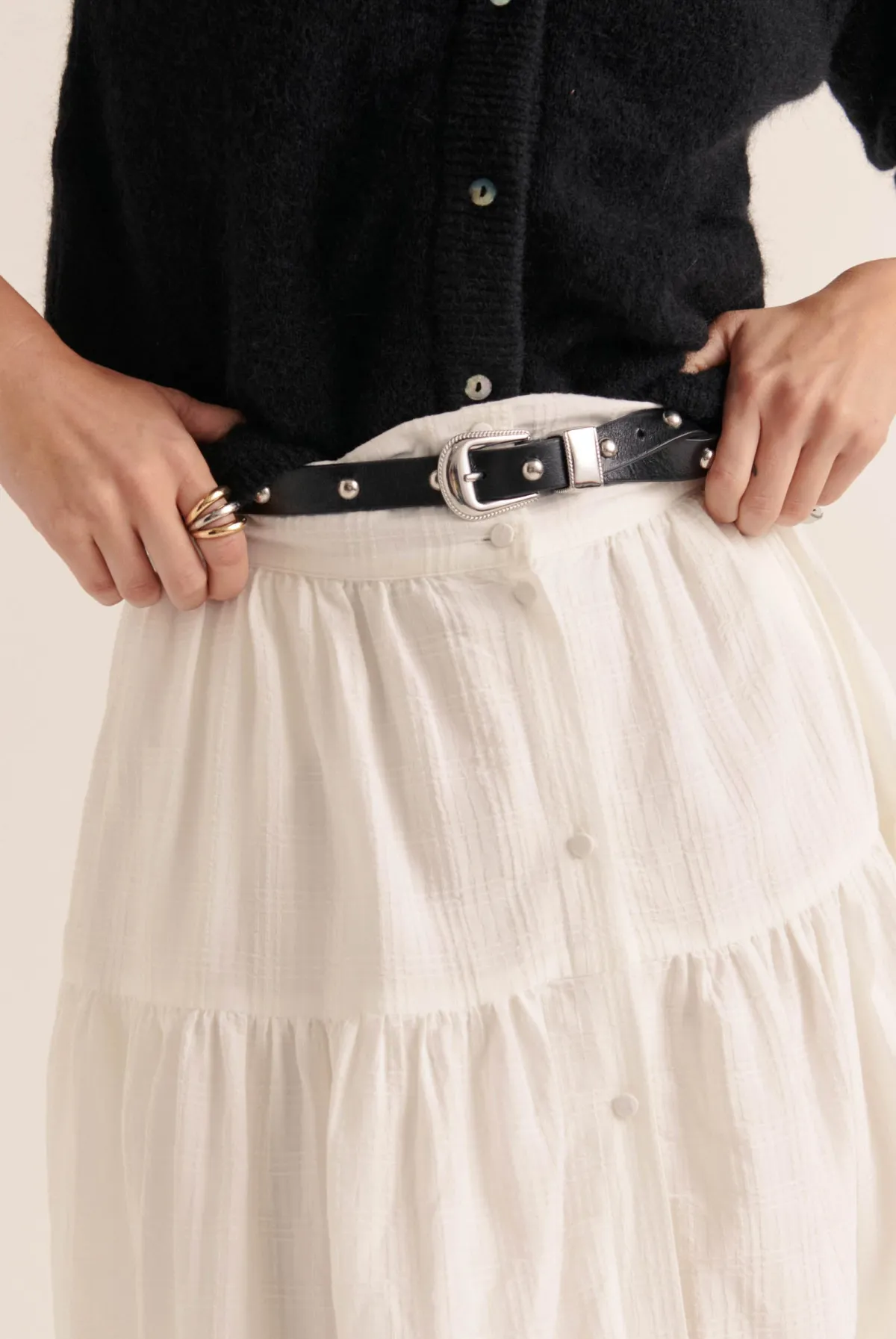 Balzac Paris Jupe Salina Blanc naturel Shop