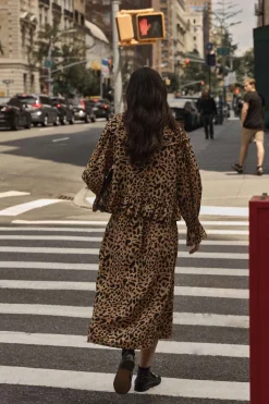Balzac Paris Jupe Sally Imprimé guépard cappuccino Fashion