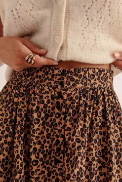 Balzac Paris Jupe Sally Léopard Sale