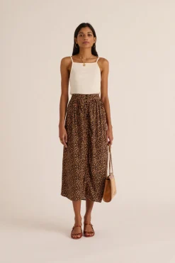 Balzac Paris Jupe Sally Léopard Sale