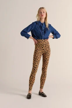 Balzac Paris Legging Calme Léopard Clearance