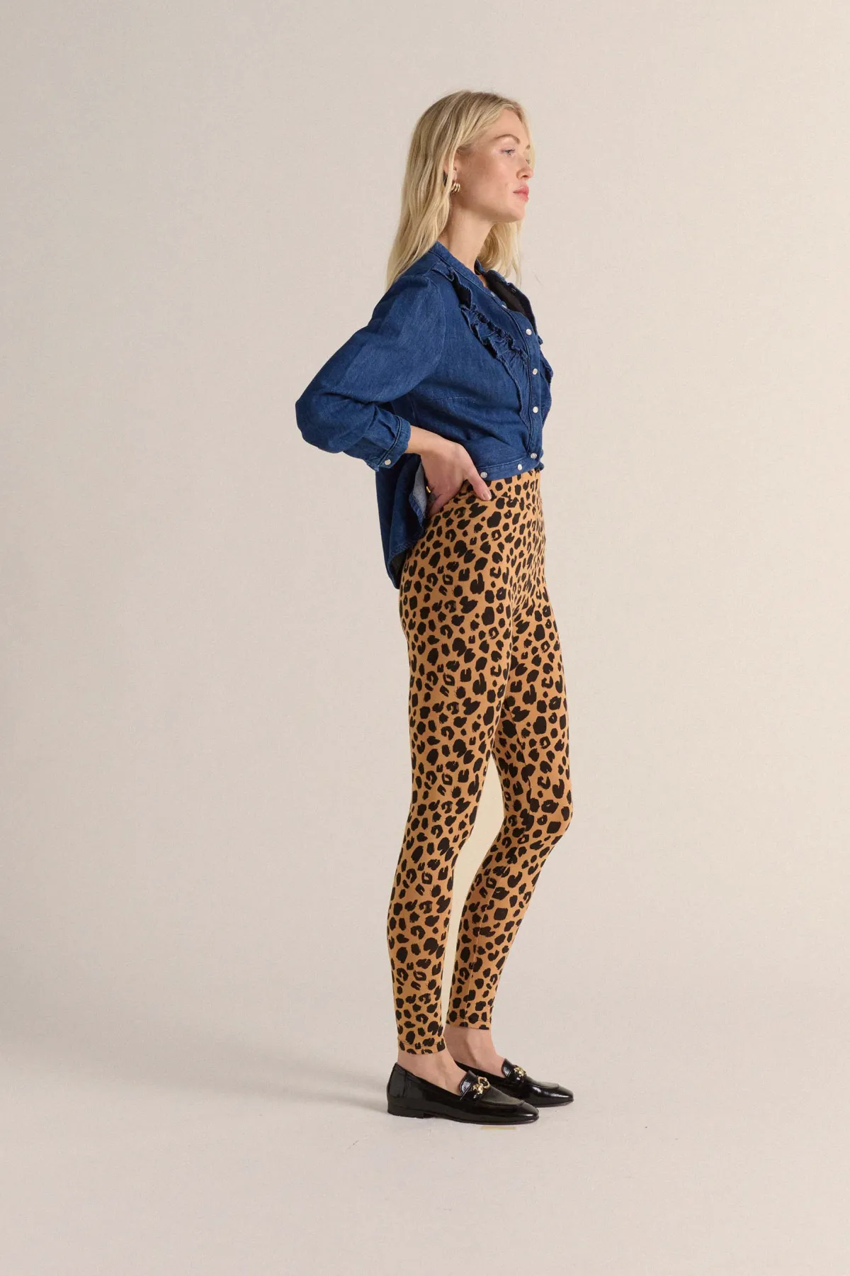 Balzac Paris Legging Calme Léopard Clearance