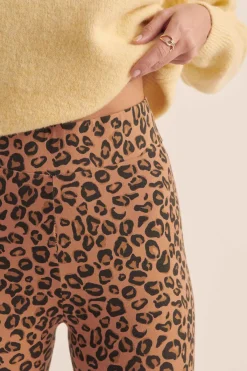 Balzac Paris Legging Calme Léopard café Fashion