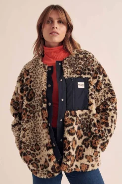 Balzac Paris Manteau Genêt Léopard Online