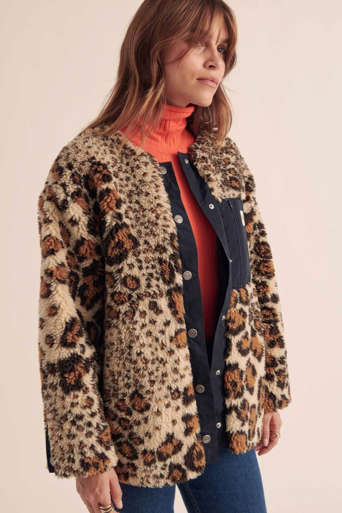 Balzac Paris Manteau Genêt Léopard Online