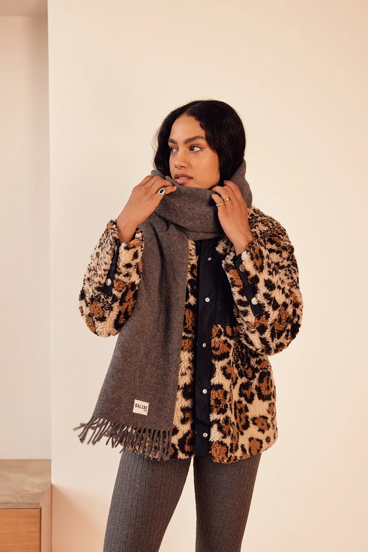 Balzac Paris Manteau Genêt Léopard Online