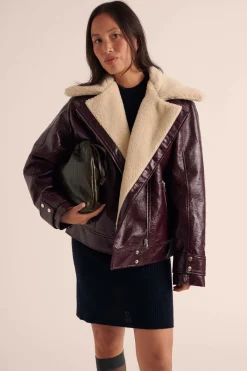 Balzac Paris Manteau Lewis Bordeaux Sale