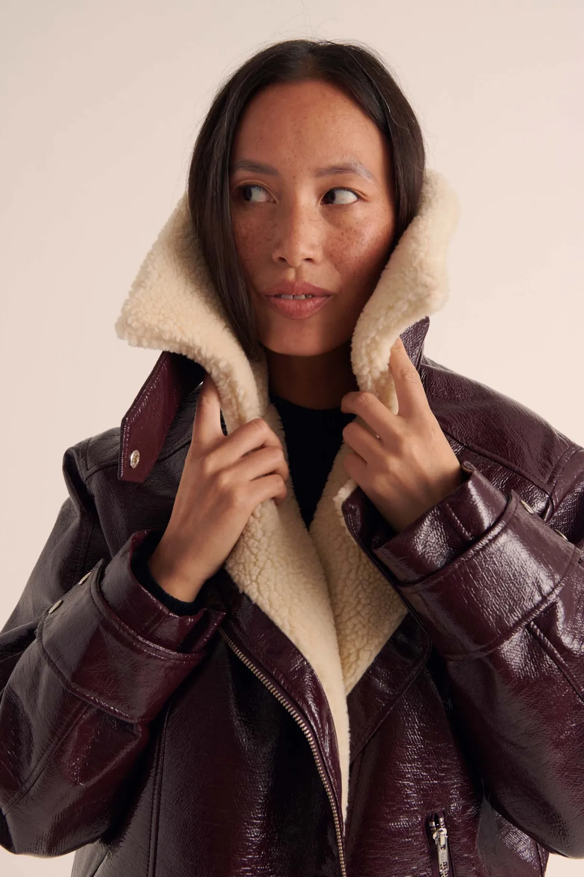 Balzac Paris Manteau Lewis Bordeaux Sale