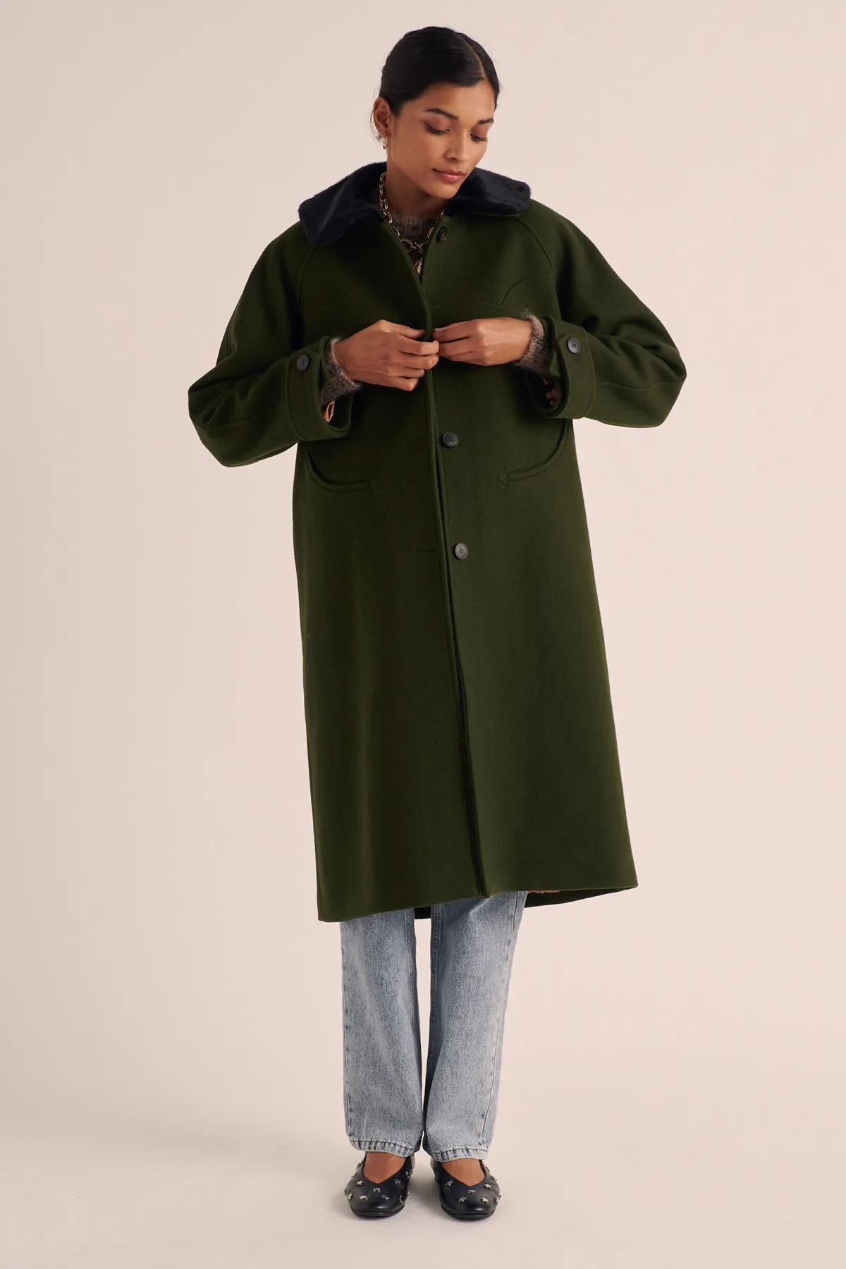 Balzac Paris Manteau Nicole Kaki Best