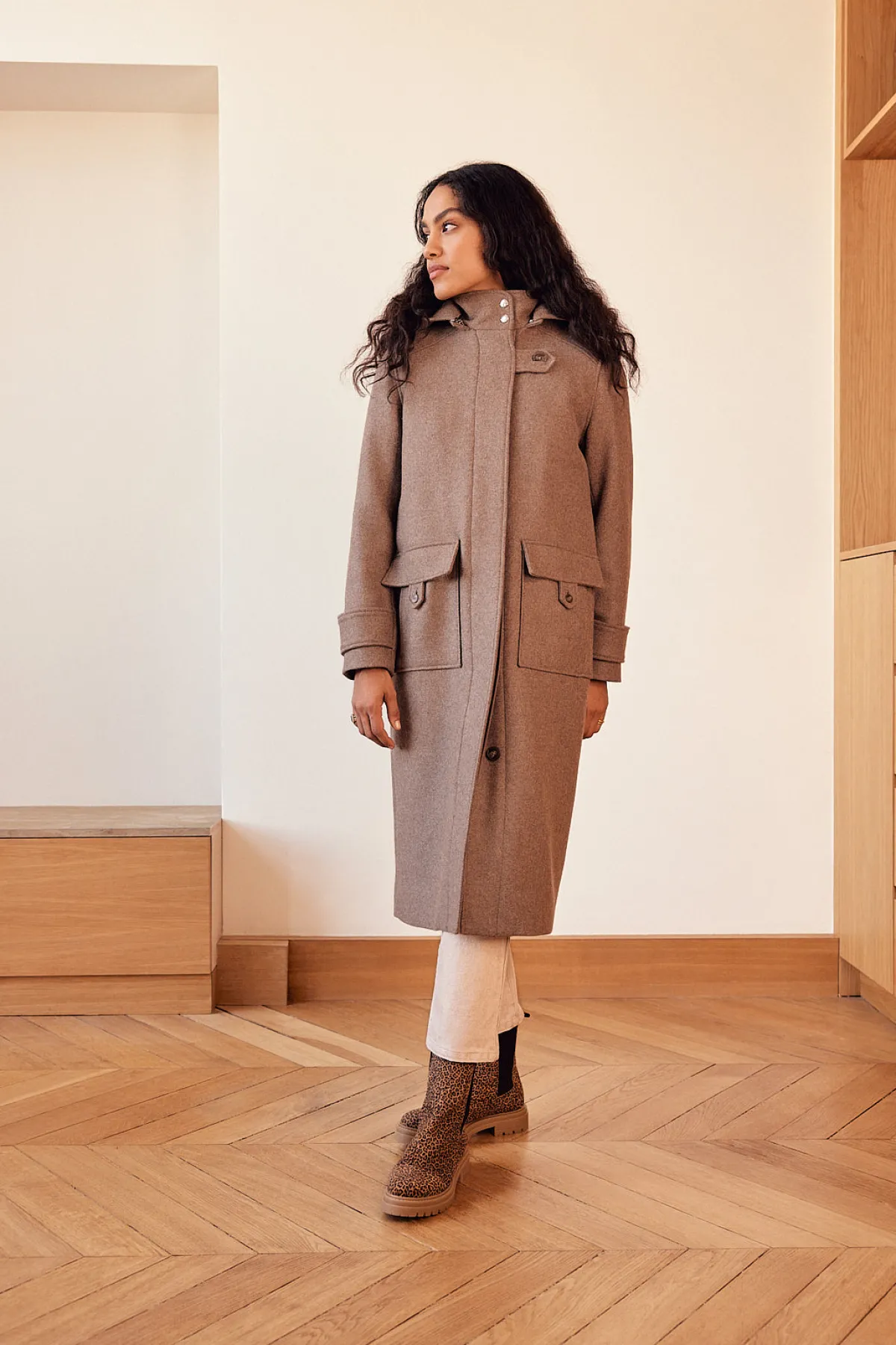 Balzac Paris Manteau Quibery Chataigne Best Sale