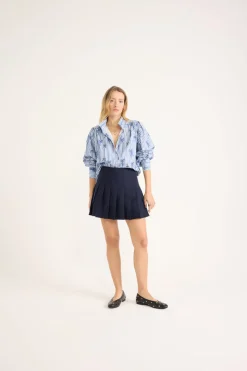 Balzac Paris Mini jupe Debbie Marine Hot