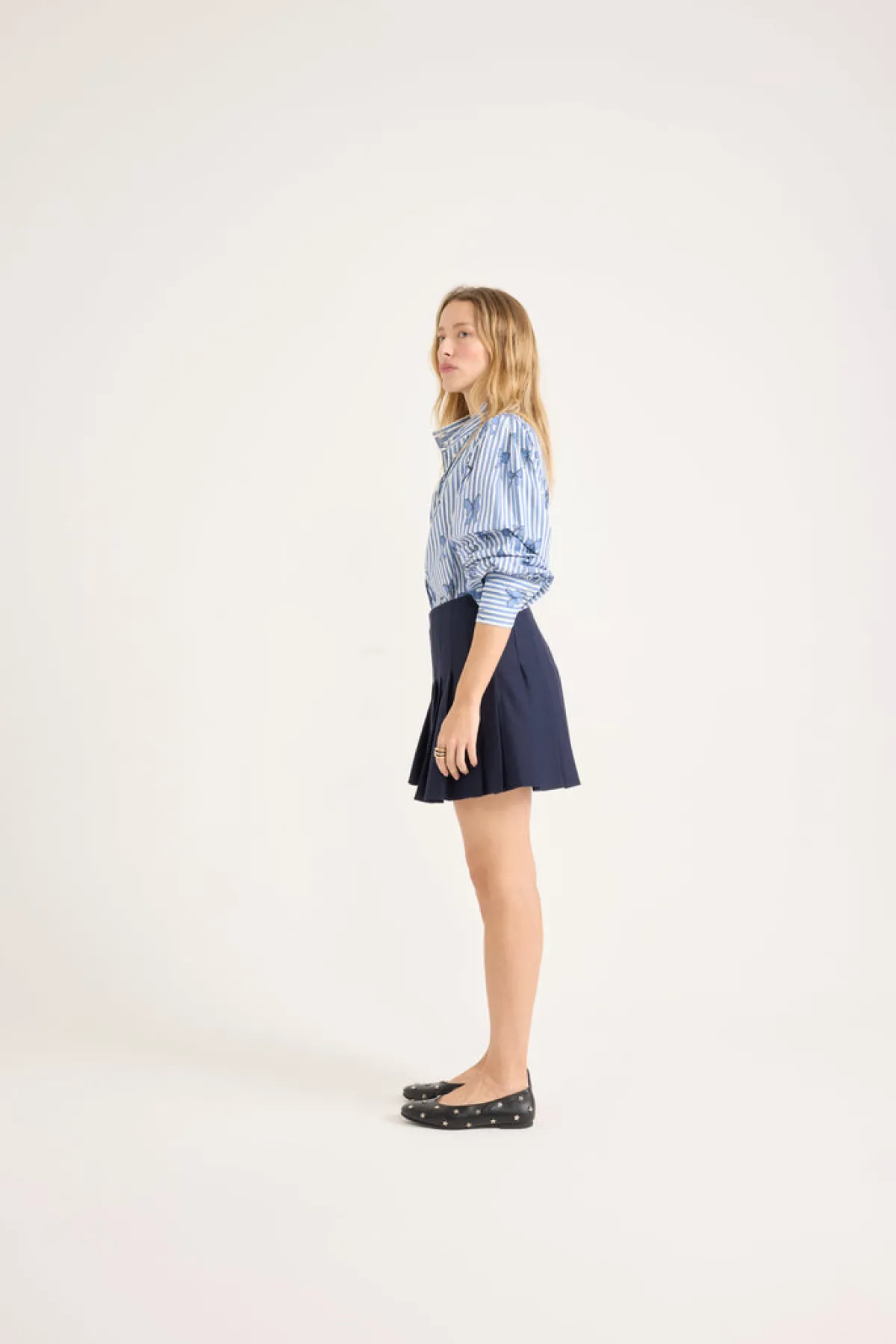 Balzac Paris Mini jupe Debbie Marine Hot
