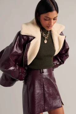 Balzac Paris Mini jupe Monica Bordeaux Cheap
