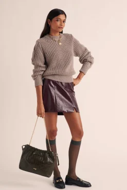 Balzac Paris Mini jupe Monica Bordeaux Cheap