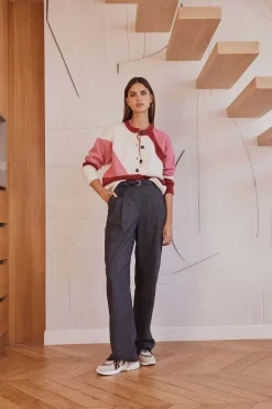 Balzac Paris Pantalon John Gris chiné Discount
