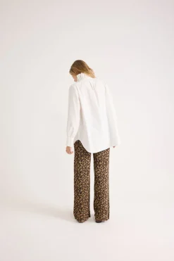 Balzac Paris Pantalon Piana Léopard irisé Hot