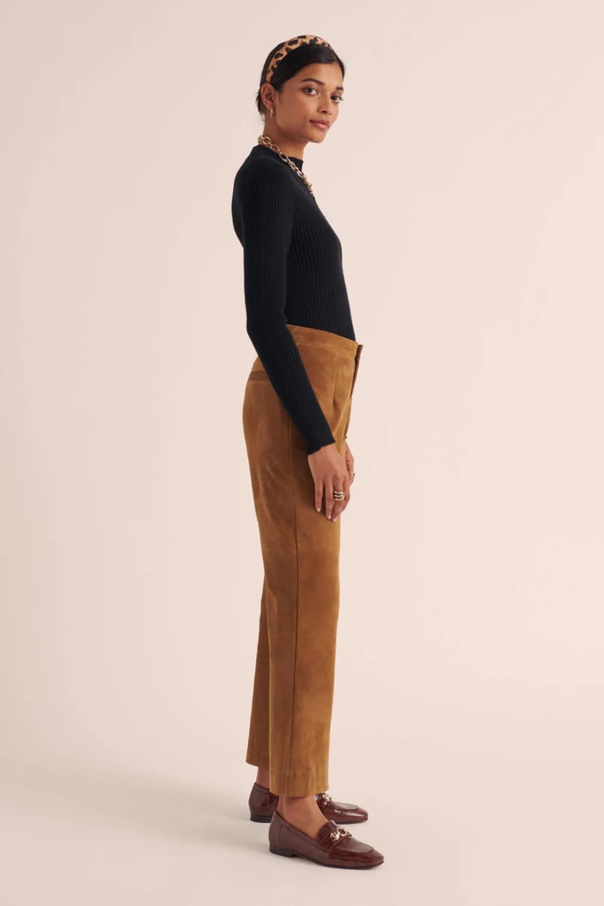 Balzac Paris Pantalon Selby Croute camel Cheap