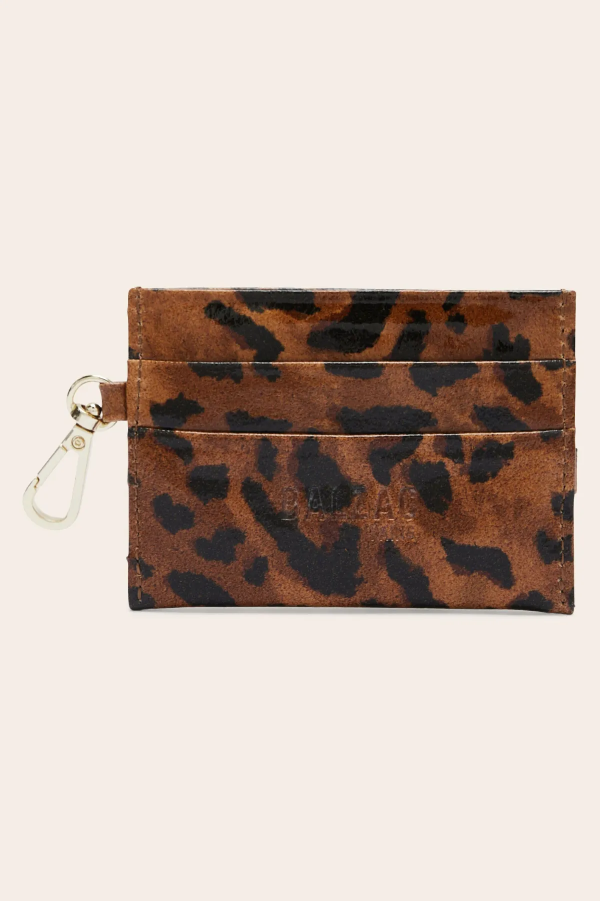Balzac Paris Porte-carte Addison Guépard cappuccino Cheap