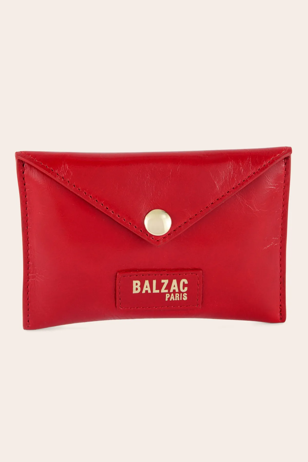 Balzac Paris Porte-cartes Louisa froissé Rouge Cheap