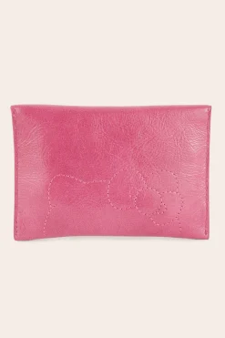 Balzac Paris Porte-cartes Louisa vernis froissé Rose Shop