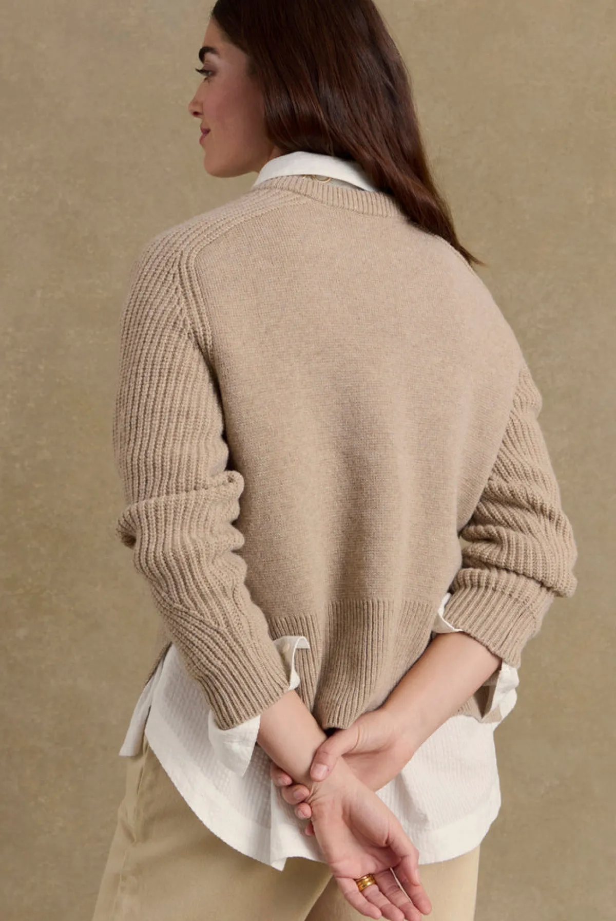 Balzac Paris Pull Corneille Beige New