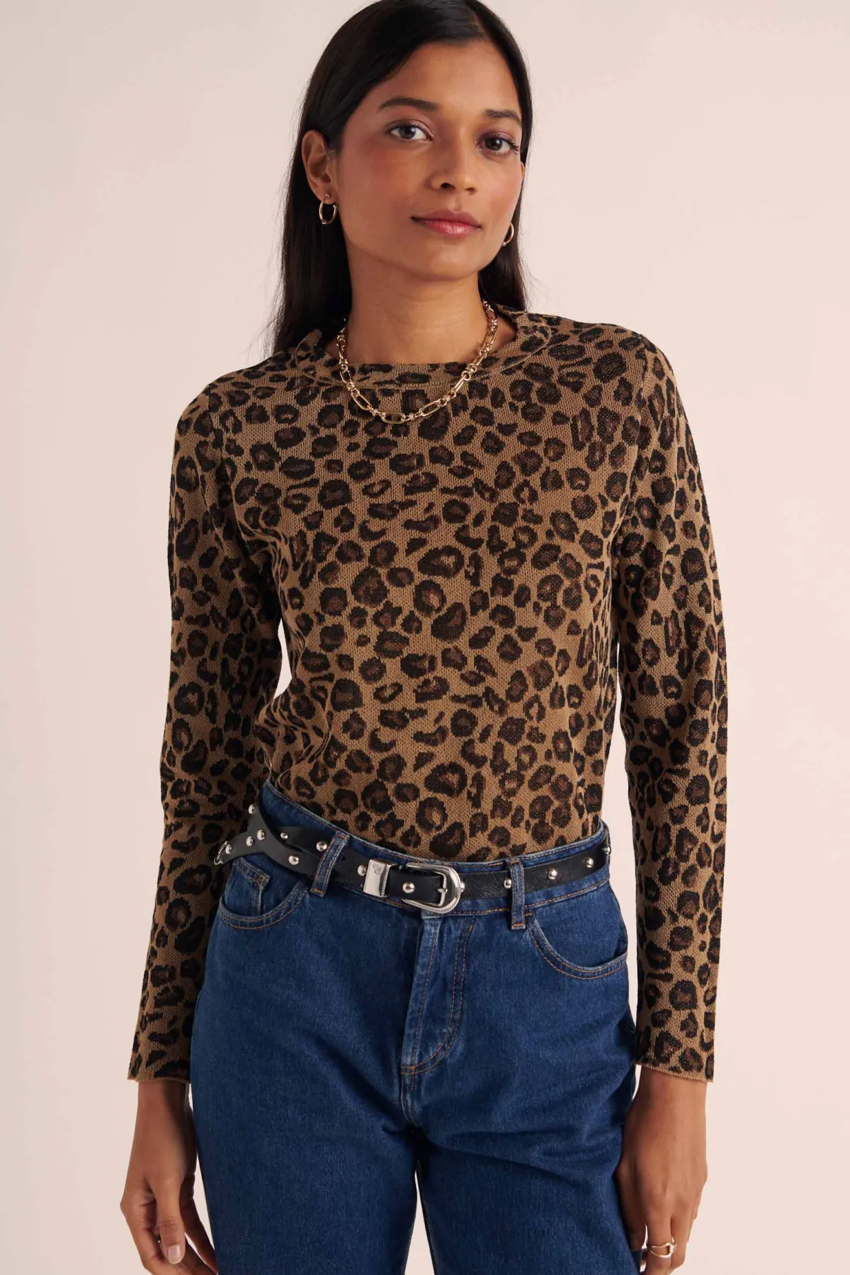 Balzac Paris Pull Daniel Léopard irisé Sale