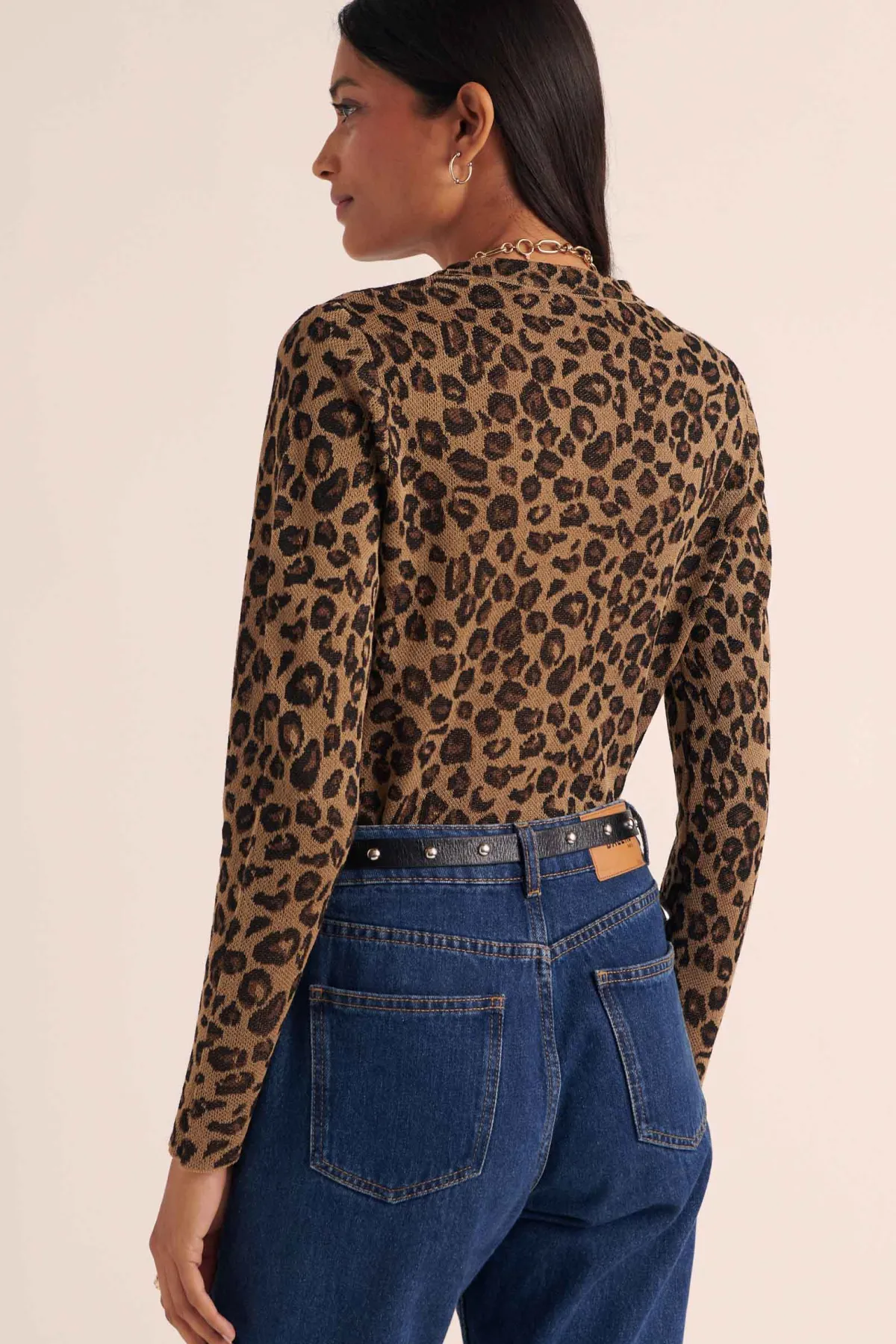 Balzac Paris Pull Daniel Léopard irisé Sale