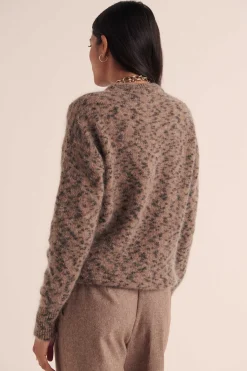 Balzac Paris Pull Doudou Guépard sable tacheté Fashion