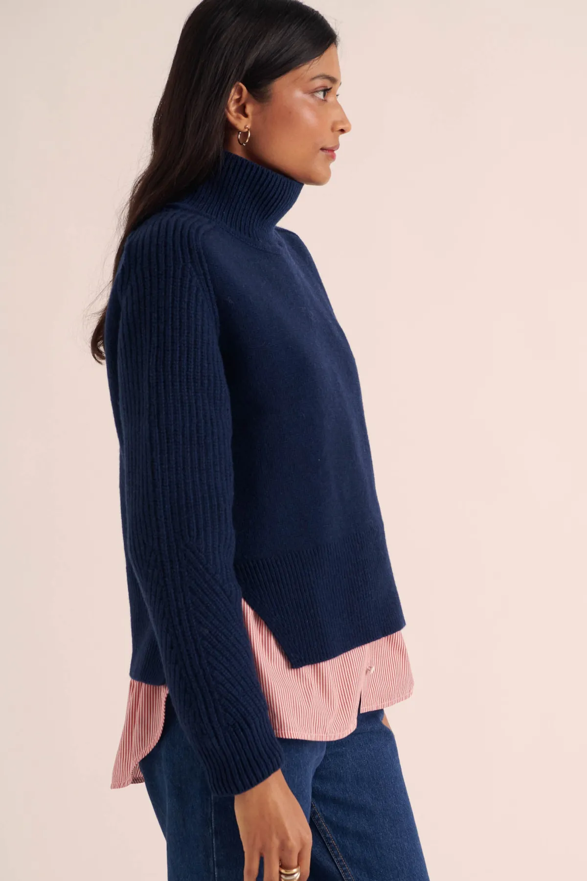 Balzac Paris Pull Maël Bleu marine Best
