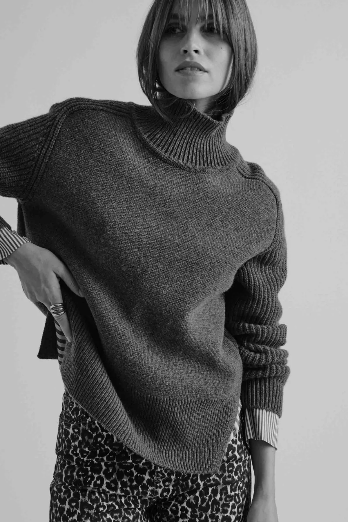 Balzac Paris Pull Maël Gris Fashion
