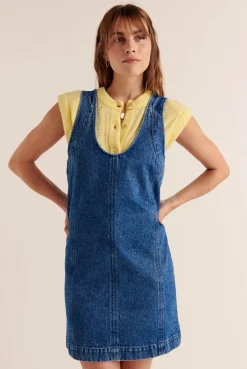 Balzac Paris Robe chasuble Dona Bleu outremer Outlet