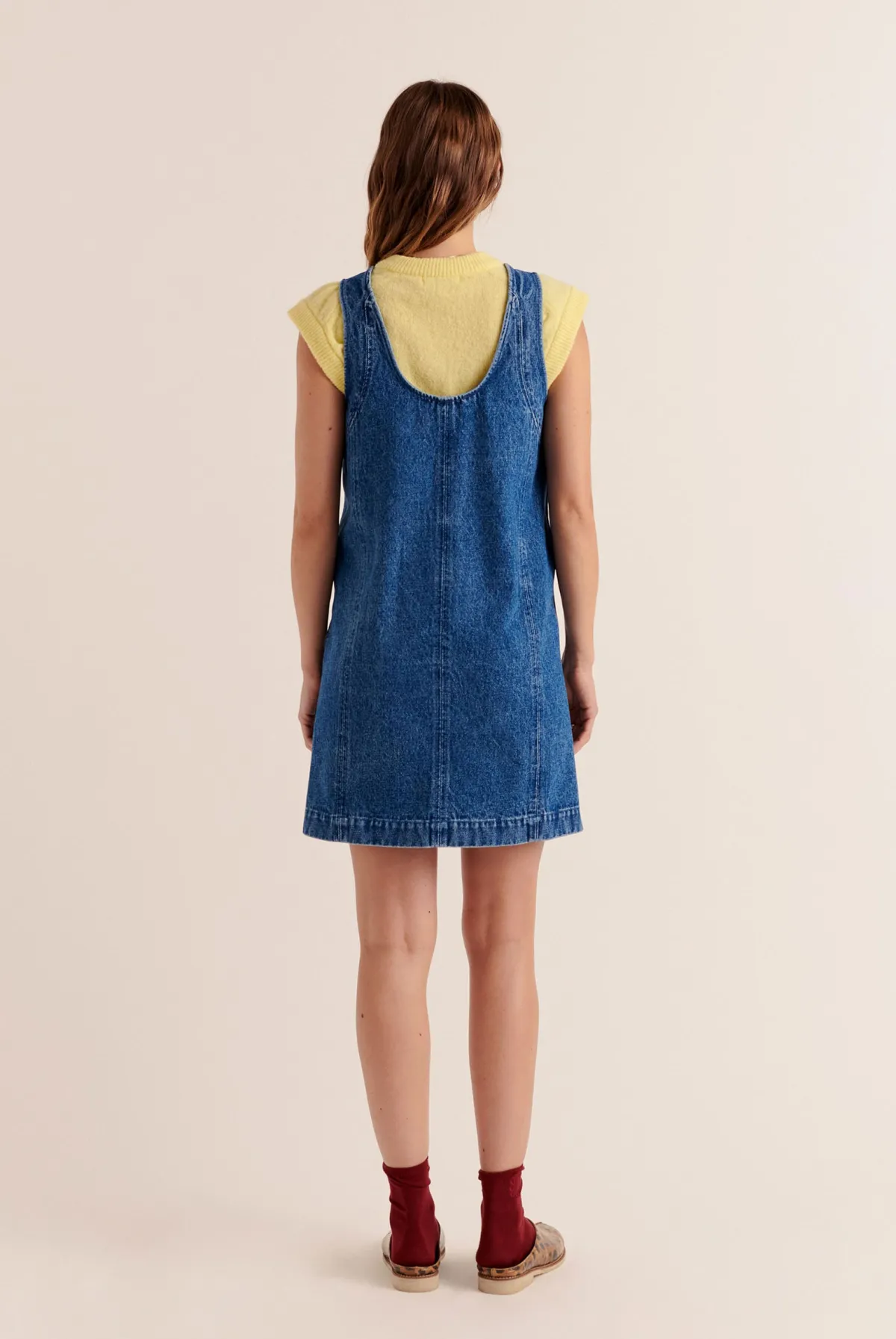 Balzac Paris Robe chasuble Dona Bleu outremer Outlet