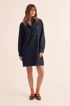 Balzac Paris Robe Clélie Bleu brut Cheap