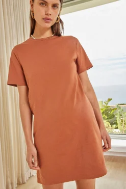 Balzac Paris Robe Réjouissance Caramel Cheap