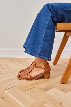 Balzac Paris Sandales Albane Camel Sale