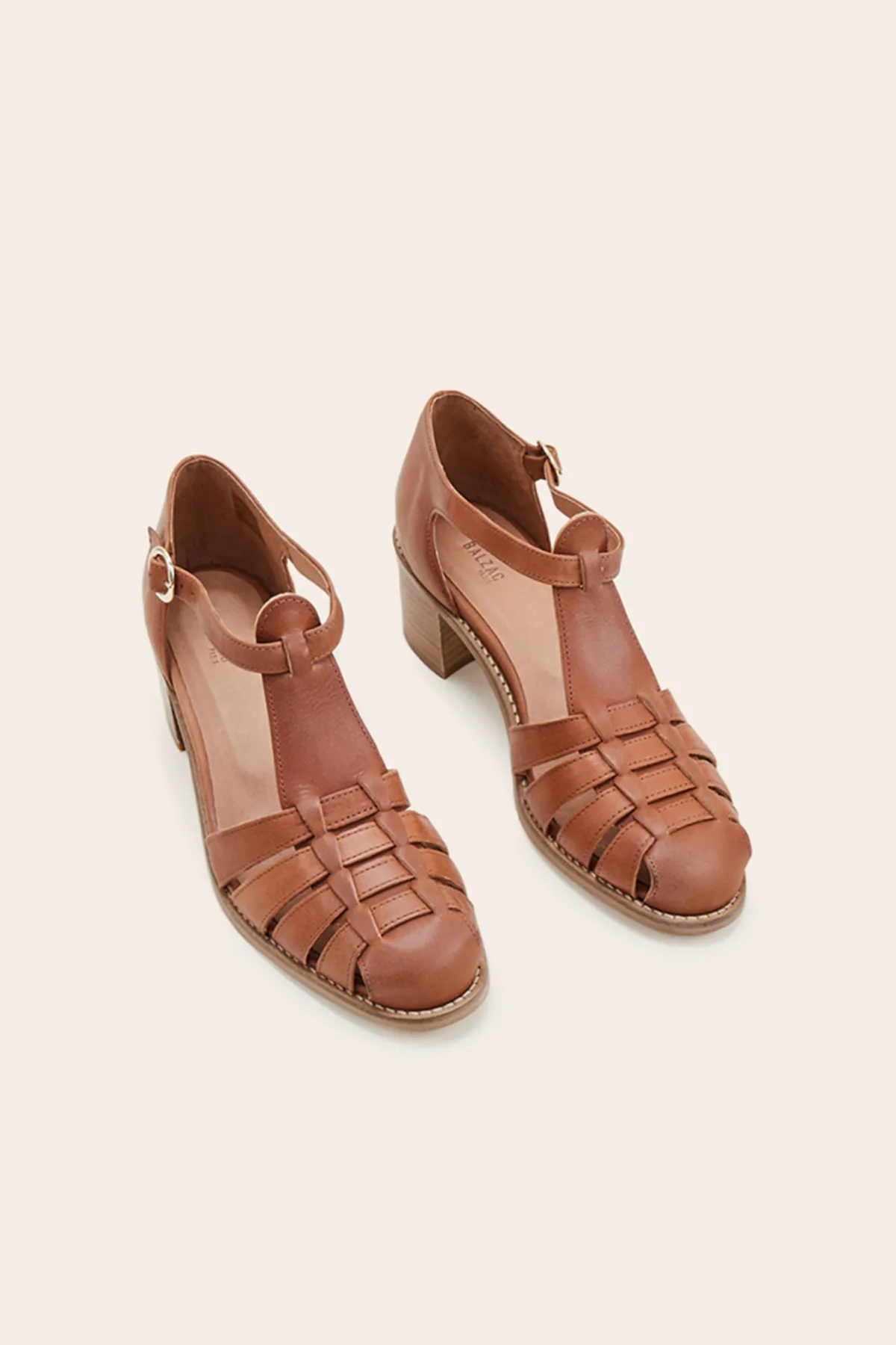 Balzac Paris Sandales Albane Camel Sale