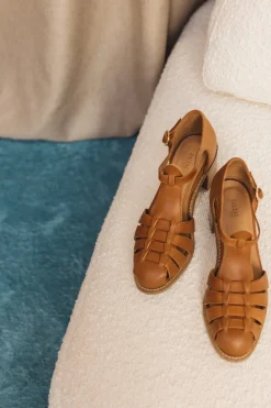 Balzac Paris Sandales Albane Camel Sale