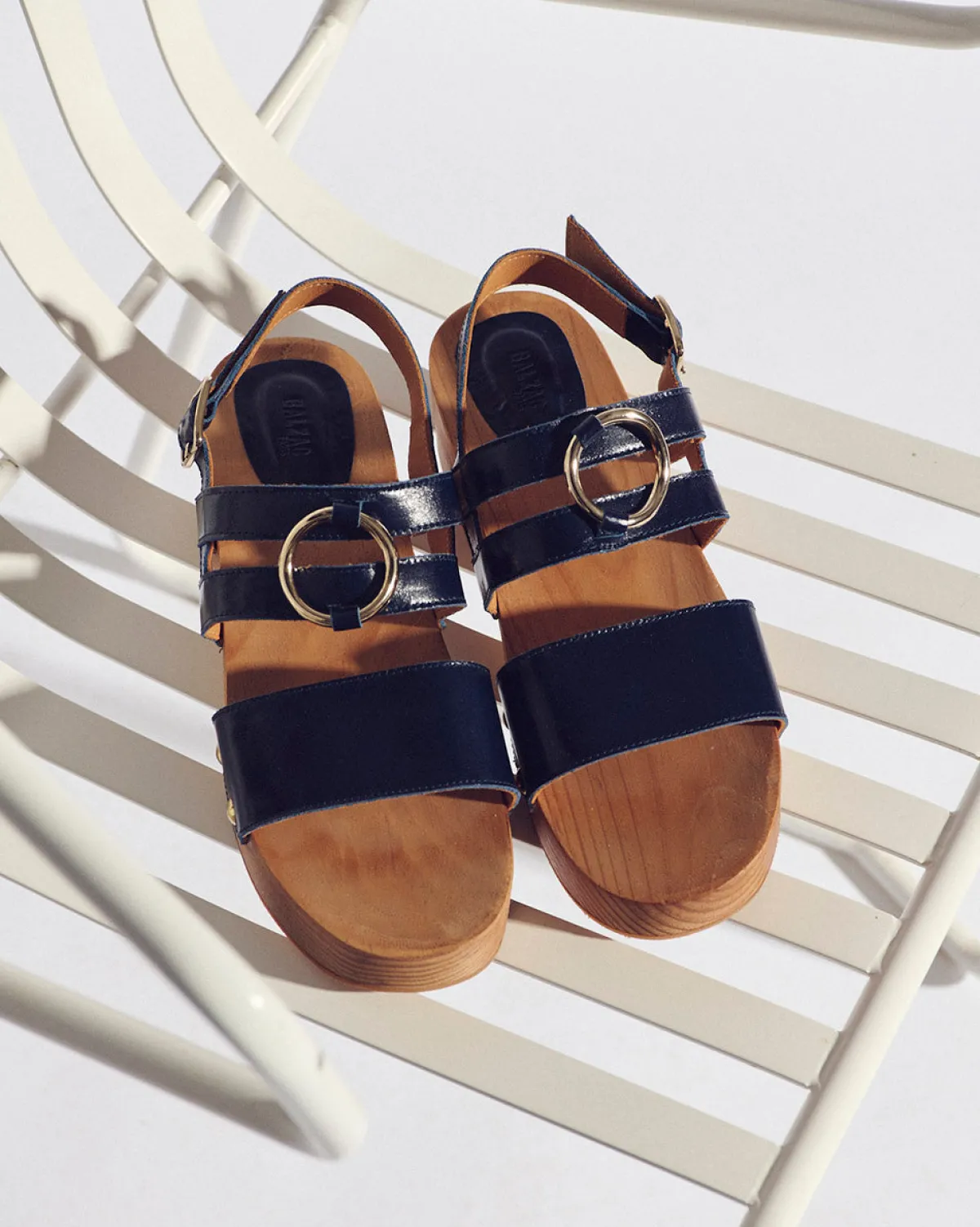 Balzac Paris Sandales Lysia Bleu marine Outlet