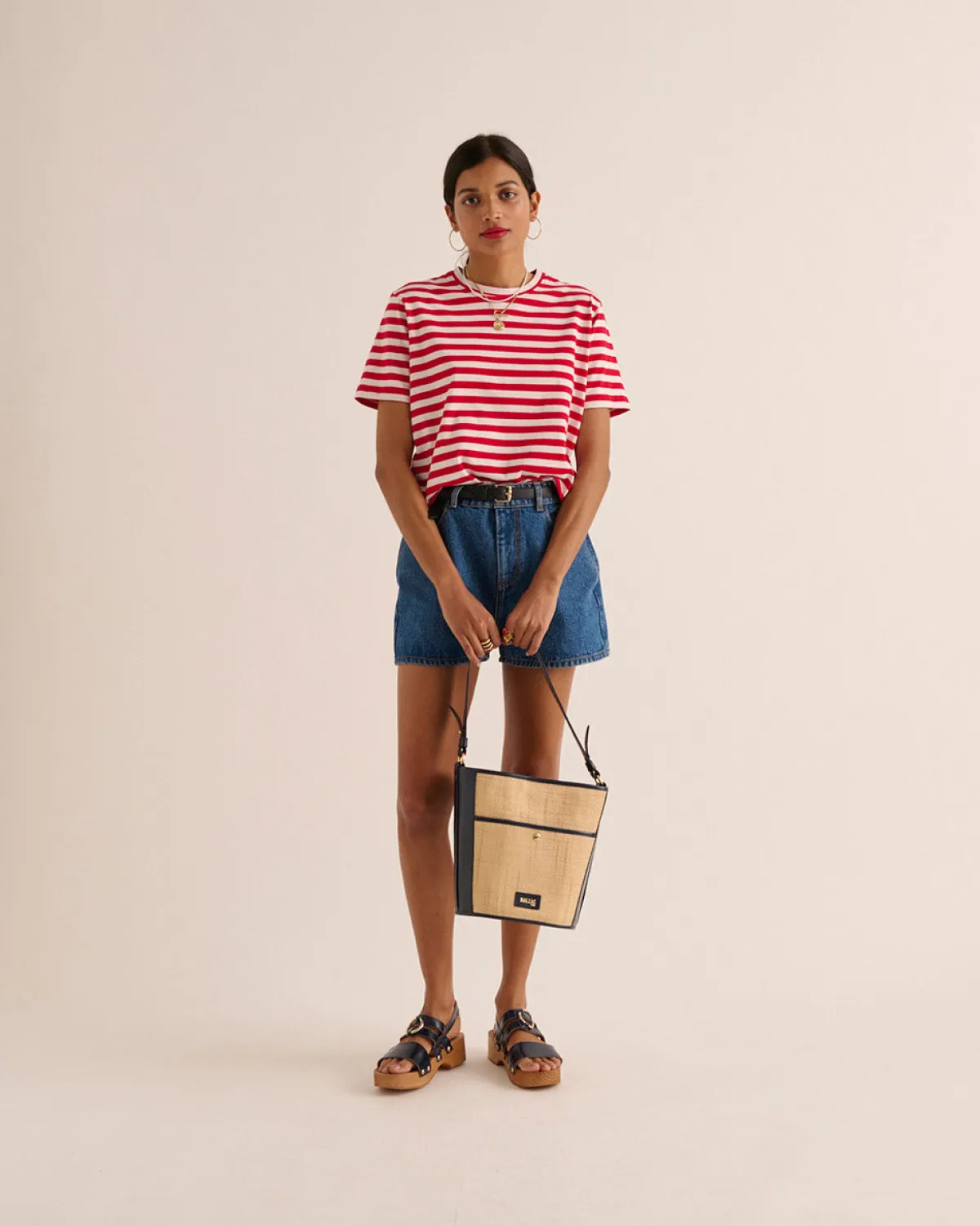 Balzac Paris Sandales Lysia Bleu marine Outlet